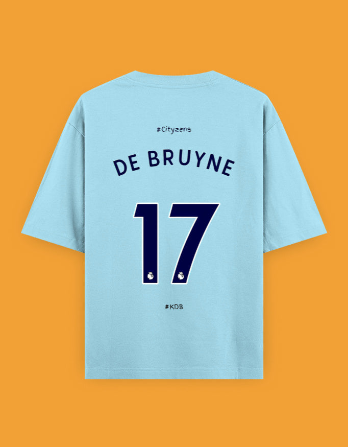 Manchester City “De Bruyne #17” Oversized Unisex T-Shirt