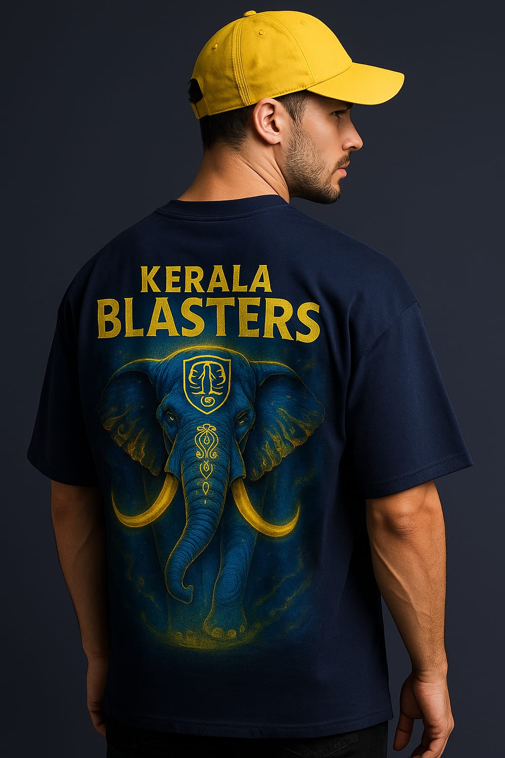 Kerala Blasters Hero Drop Shoulder T-Shirt – Limited Edition