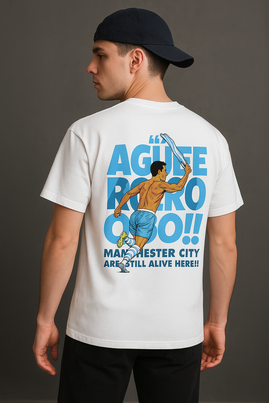 🔥 AGUEROOOOO!! Oversized Graphic Tee